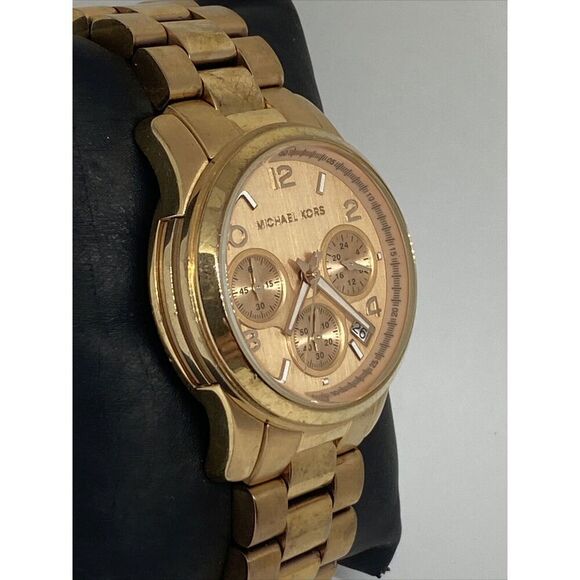 Michael Kors Runway MK5128 Womens Stainless Steel Analog Dial Quartz Watch JK371 - Picture 5 of 12